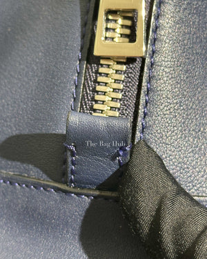 Loewe Navy Blue Leather Medium Amazona Bag-22