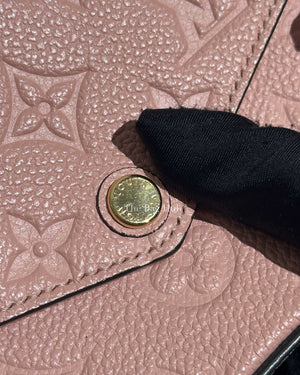 Louis Vuitton Rose Poudre Monogram Empreinte Felicie Pochette