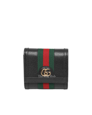 Gucci Black Ophidia GG Leather Wallet