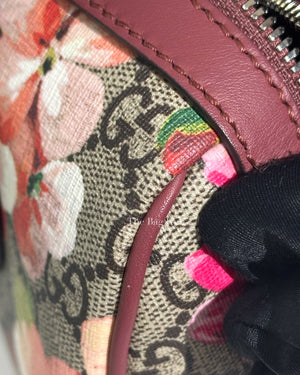 Gucci GG Supreme Blooms Small Boston Bag