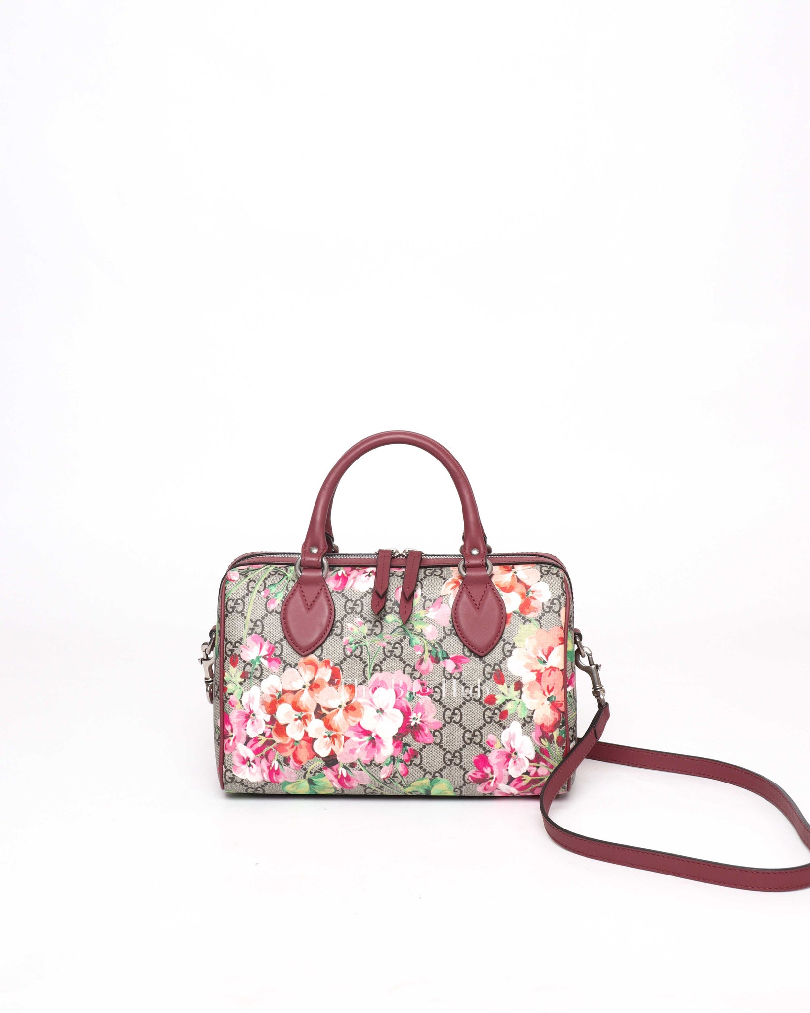 Gucci GG Supreme Blooms Small Boston Bag-2