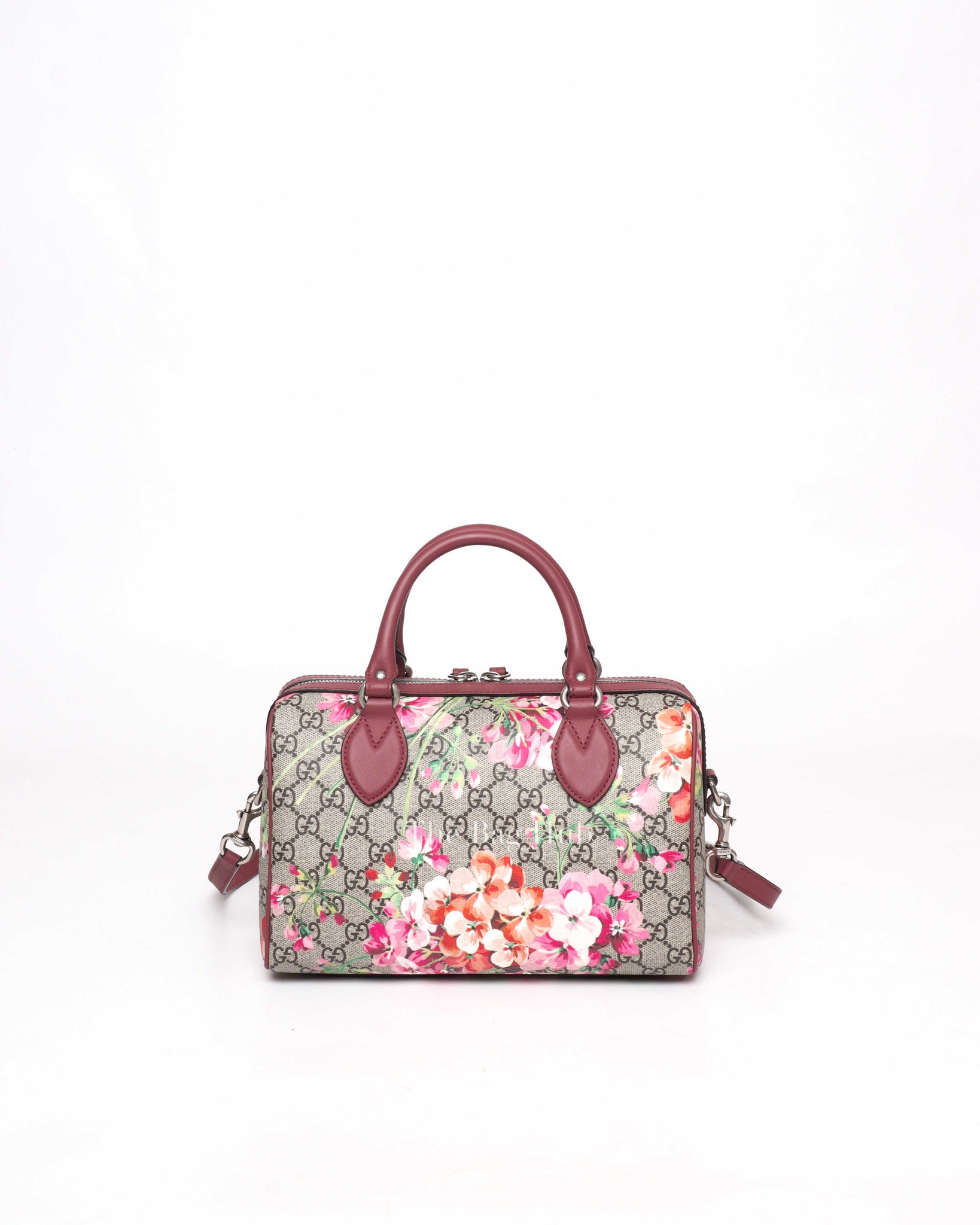 Gucci GG Supreme Blooms Small Boston Bag-3