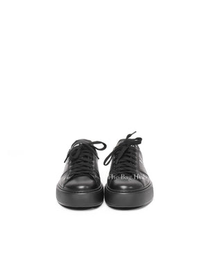 Prada Black Leather Lace Up Men's Sneakers Size 11-3