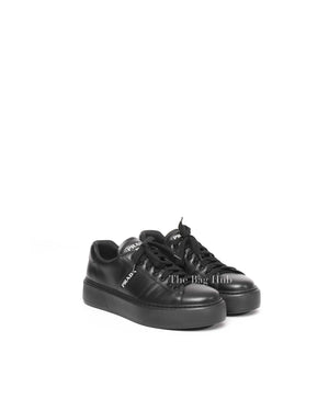 Prada Black Leather Lace Up Men's Sneakers Size 11-2