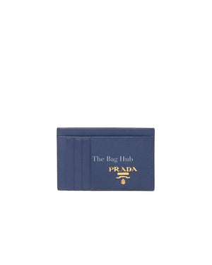 Prada Bluette Saffiano Card Holder 1MC053-2