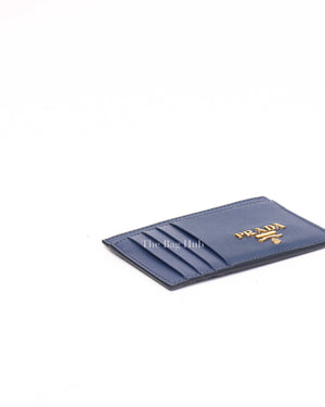 Prada Bluette Saffiano Card Holder 1MC053-7