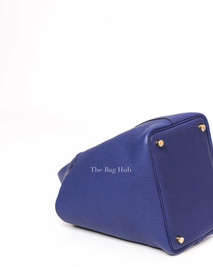 Hermes Blue Sapphire Picotin Lock 18 Hand Bag GHW-7