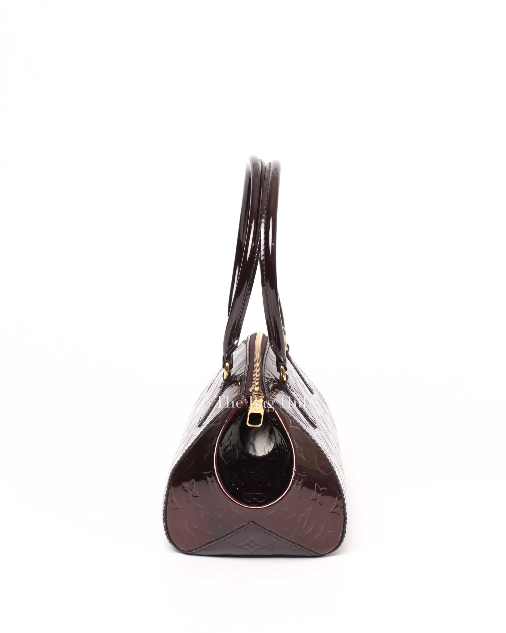 Louis Vuitton Amarante Vernis Sherwood PM Bag-4