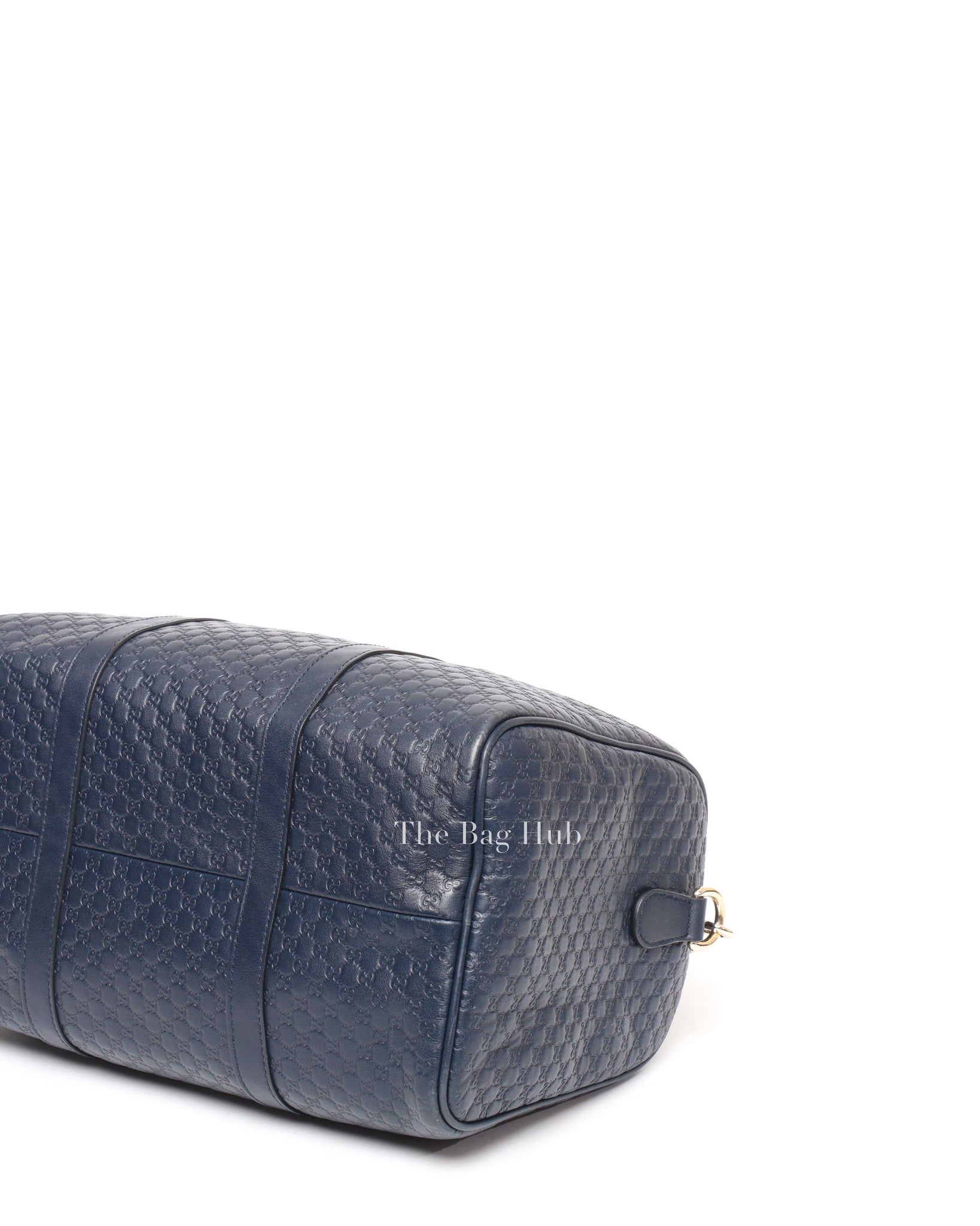 Gucci Navy Blue Microguccissima Joy Boston Bag-8