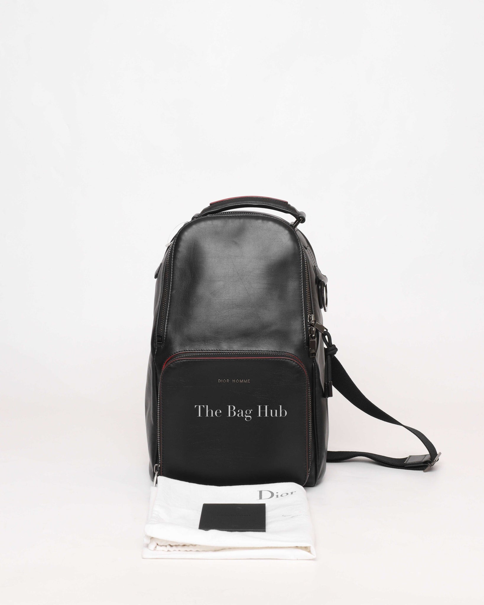 Dior Black Homme x Sennheiser Leather Body Bag-13