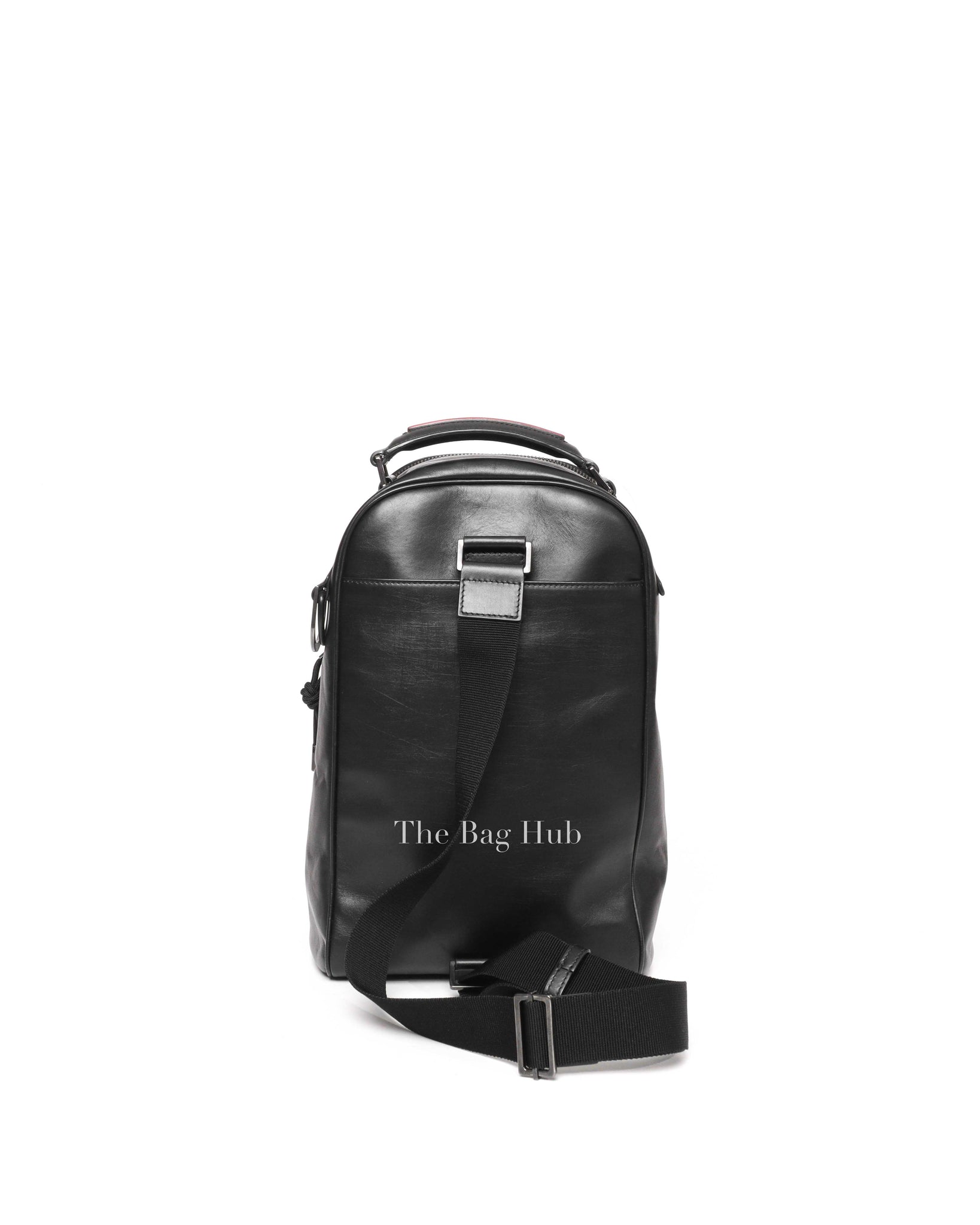 Dior Black Homme x Sennheiser Leather Body Bag-3
