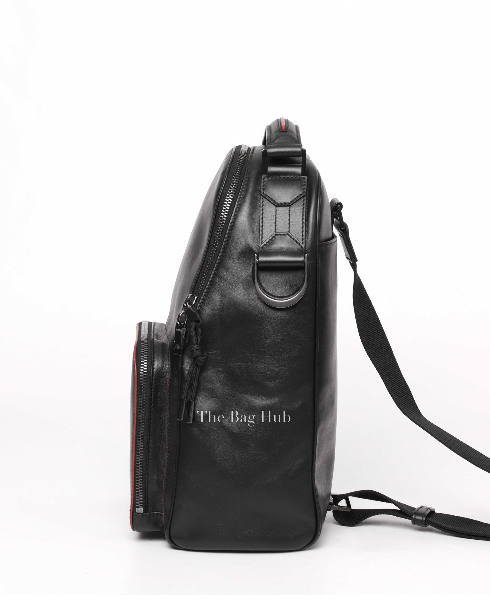 Dior Black Homme x Sennheiser Leather Body Bag-5