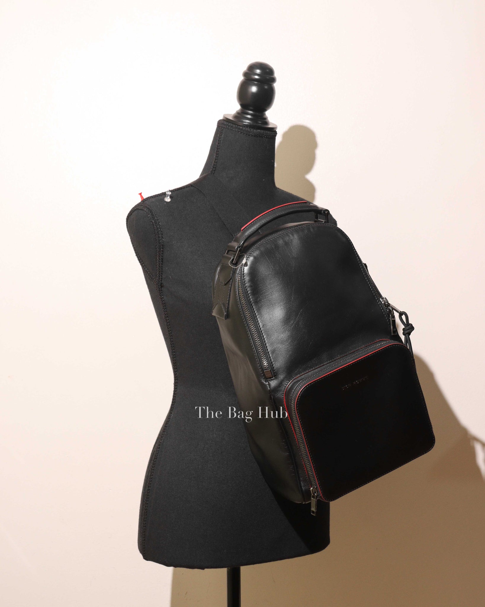 Dior Black Homme x Sennheiser Leather Body Bag-12