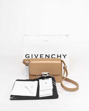 Givenchy Beige Box Calfskin Small 4G Shoulder Bag-13