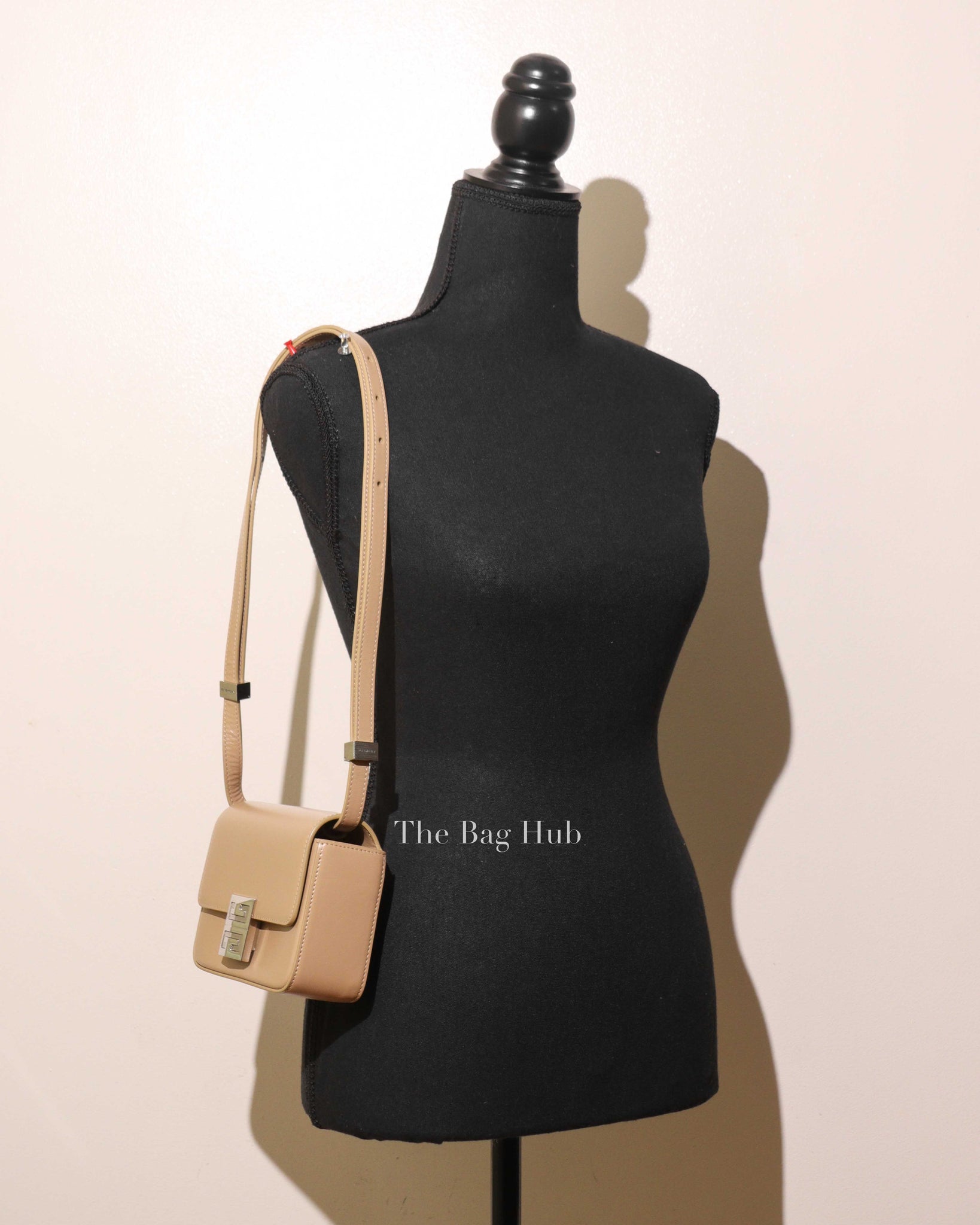 Givenchy Beige Box Calfskin Small 4G Shoulder Bag-12