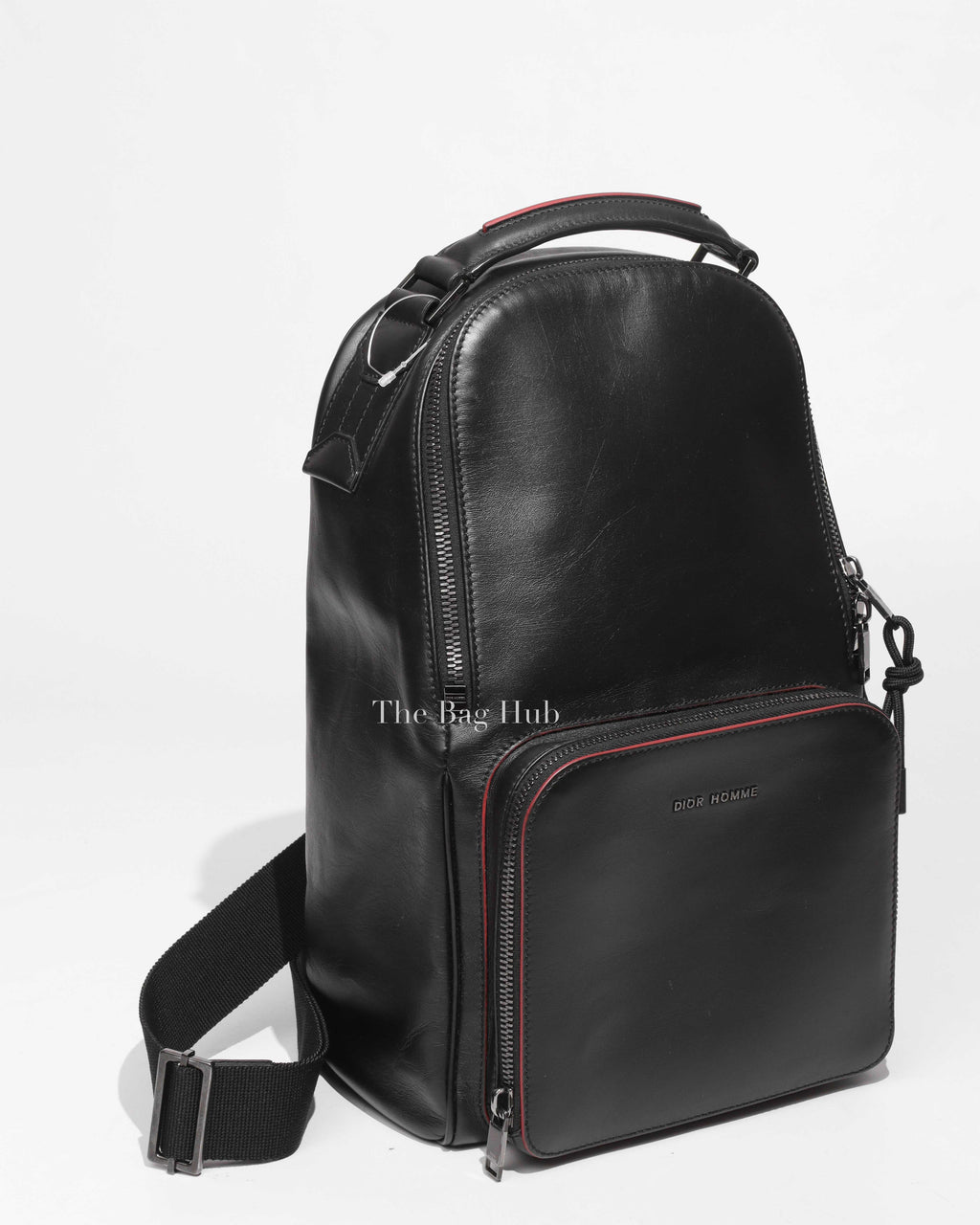 Dior Black Homme x Sennheiser Leather Body Bag-1