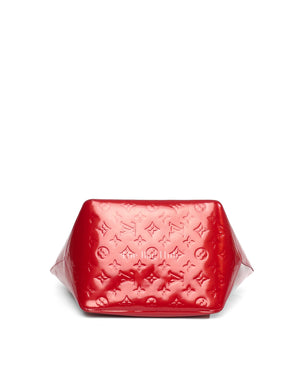 Louis Vuitton Red Vernis Bellevue PM Handbag-6