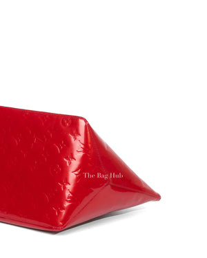 Louis Vuitton Red Vernis Bellevue PM Handbag-8