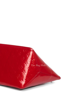 Louis Vuitton Red Vernis Bellevue PM Handbag-10
