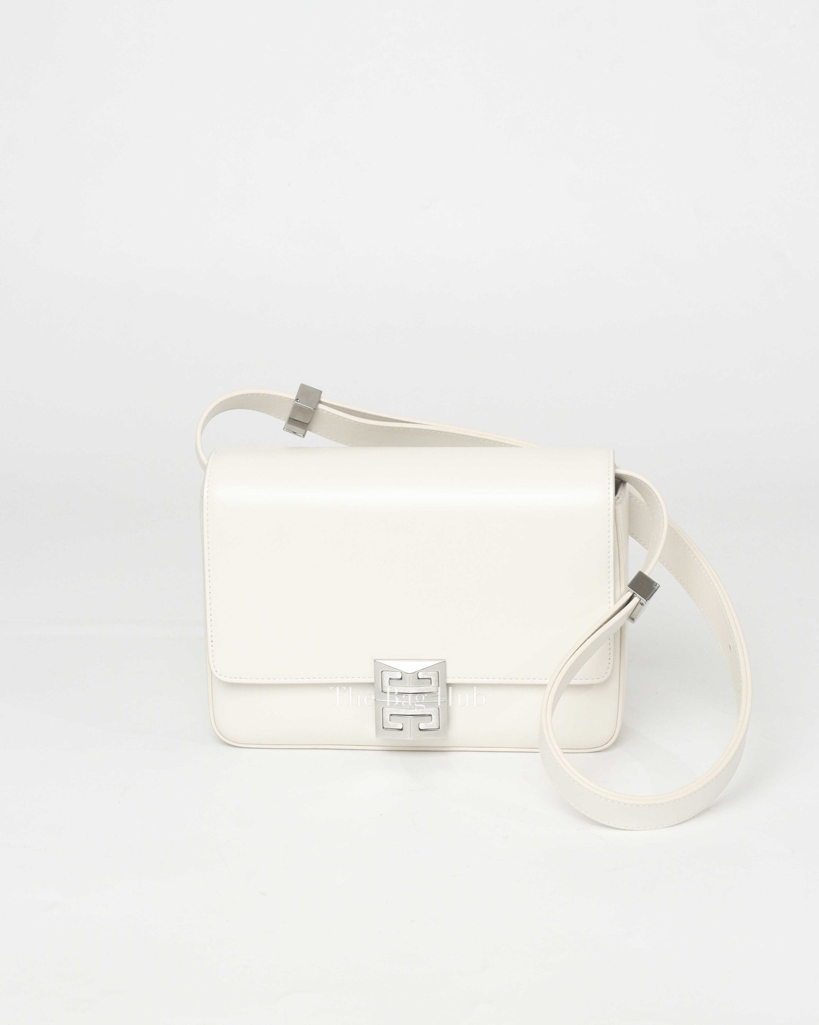 Givenchy Ivory Box Calfskin Medium 4G Shoulder Bag-2
