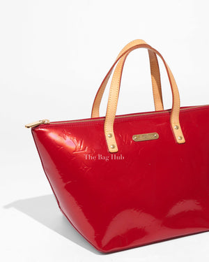 Louis Vuitton Red Vernis Bellevue PM Handbag-1
