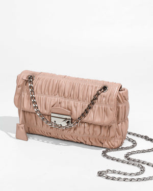Prada Cammeo Gaufre Leather Chain Sling Bag BT0939-1