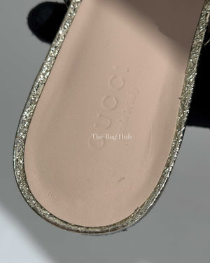 Gucci Metallic Gold Mules Size 36-13