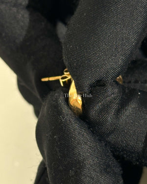 14K Yellow Gold Chain Drop Earrings-7