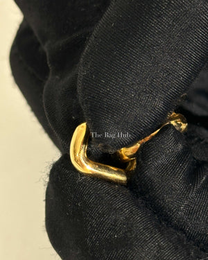 14K Yellow Gold Chain Drop Earrings-8