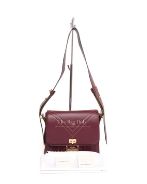 Givenchy Aubergine Eden Leather Medium Shoulder Bag-13