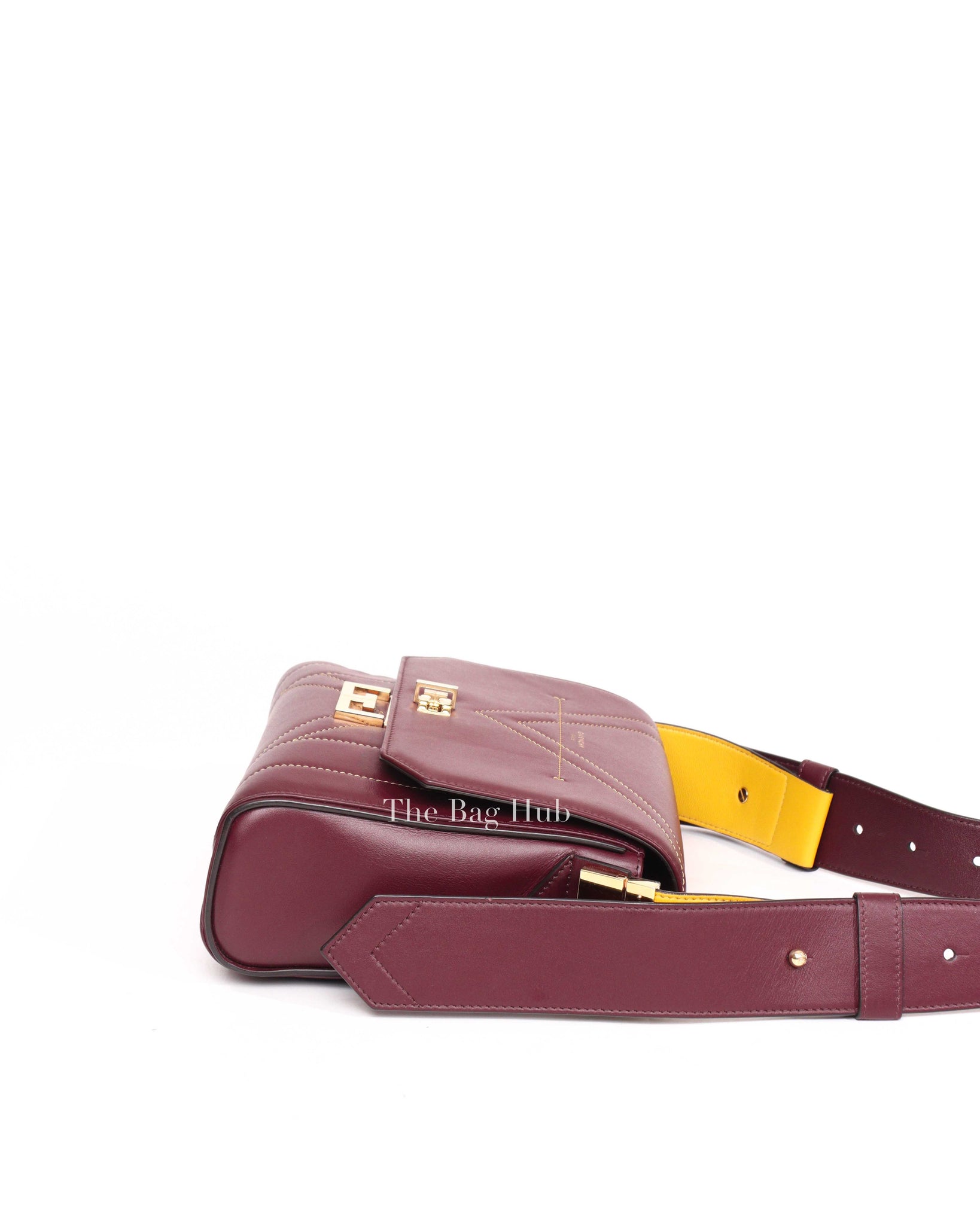 Givenchy Aubergine Eden Leather Medium Shoulder Bag-5