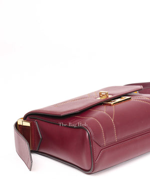 Givenchy Aubergine Eden Leather Medium Shoulder Bag-7