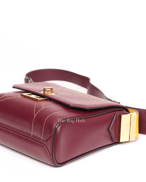 Givenchy Aubergine Eden Leather Medium Shoulder Bag-8