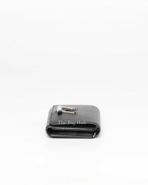 Louis Vuitton Black Epi Twist Compact Wallet-5