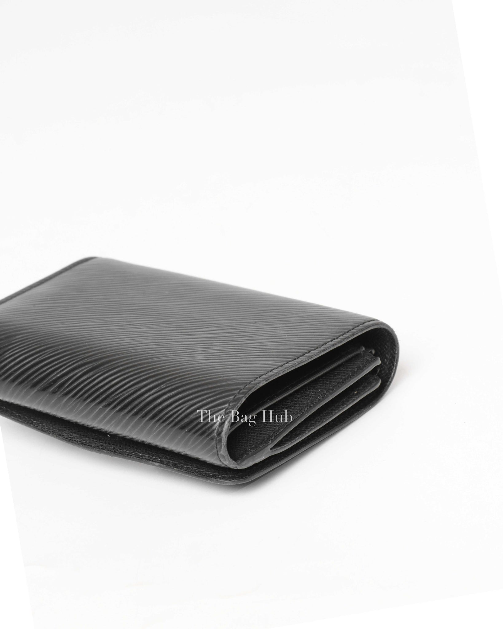 Louis Vuitton Black Epi Twist Compact Wallet-10