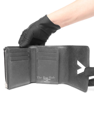 Louis Vuitton Black Epi Twist Compact Wallet-11