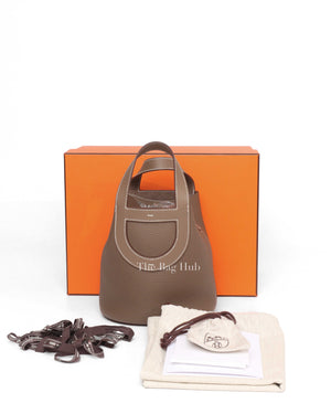 Hermes Etoupe In The Loop 18 Handbag-13