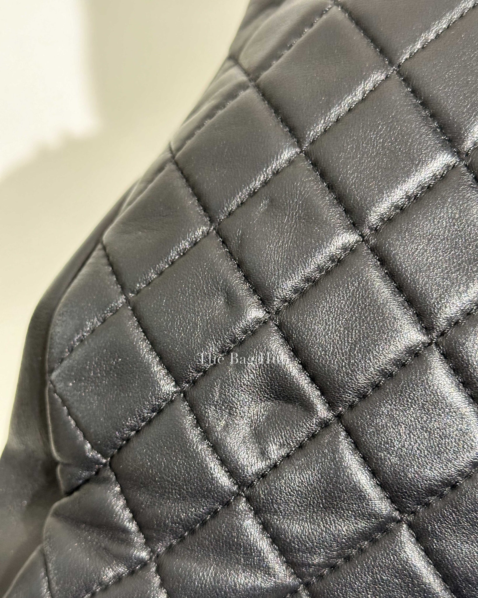 Chanel Black Quilted Leather Large Mademoiselle Bowler Bag GHW-27