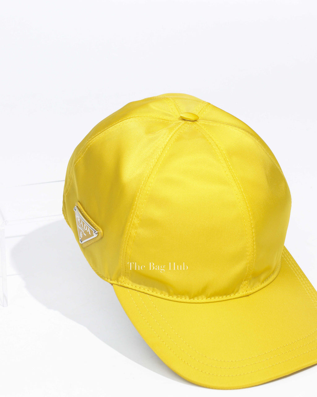 Prada Yellow Re-Nylon Baseball Cap Size L-1