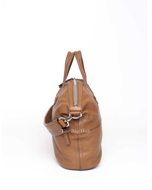 Givenchy Brown Goatskin Nightingale Medium Satchel Bag-4