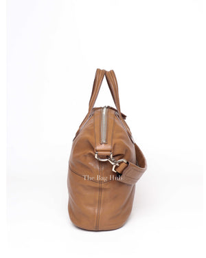 Givenchy Brown Goatskin Nightingale Medium Satchel Bag-5