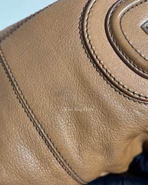 Givenchy Brown Goatskin Nightingale Medium Satchel Bag-24