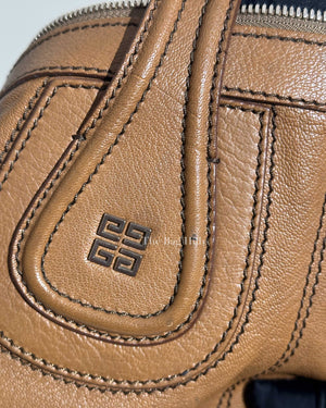 Givenchy Brown Goatskin Nightingale Medium Satchel Bag-26