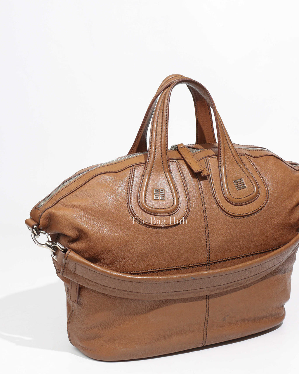 Givenchy Brown Goatskin Nightingale Medium Satchel Bag-1