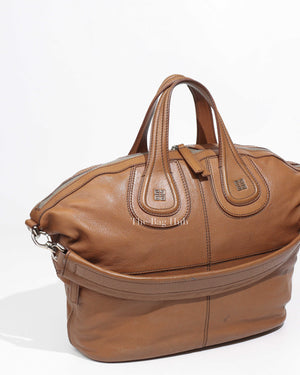 Givenchy Brown Goatskin Nightingale Medium Satchel Bag-1
