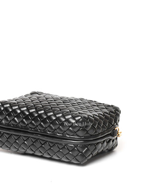 Bottega Veneta Black Padded Intrecciato Camera Bag-10