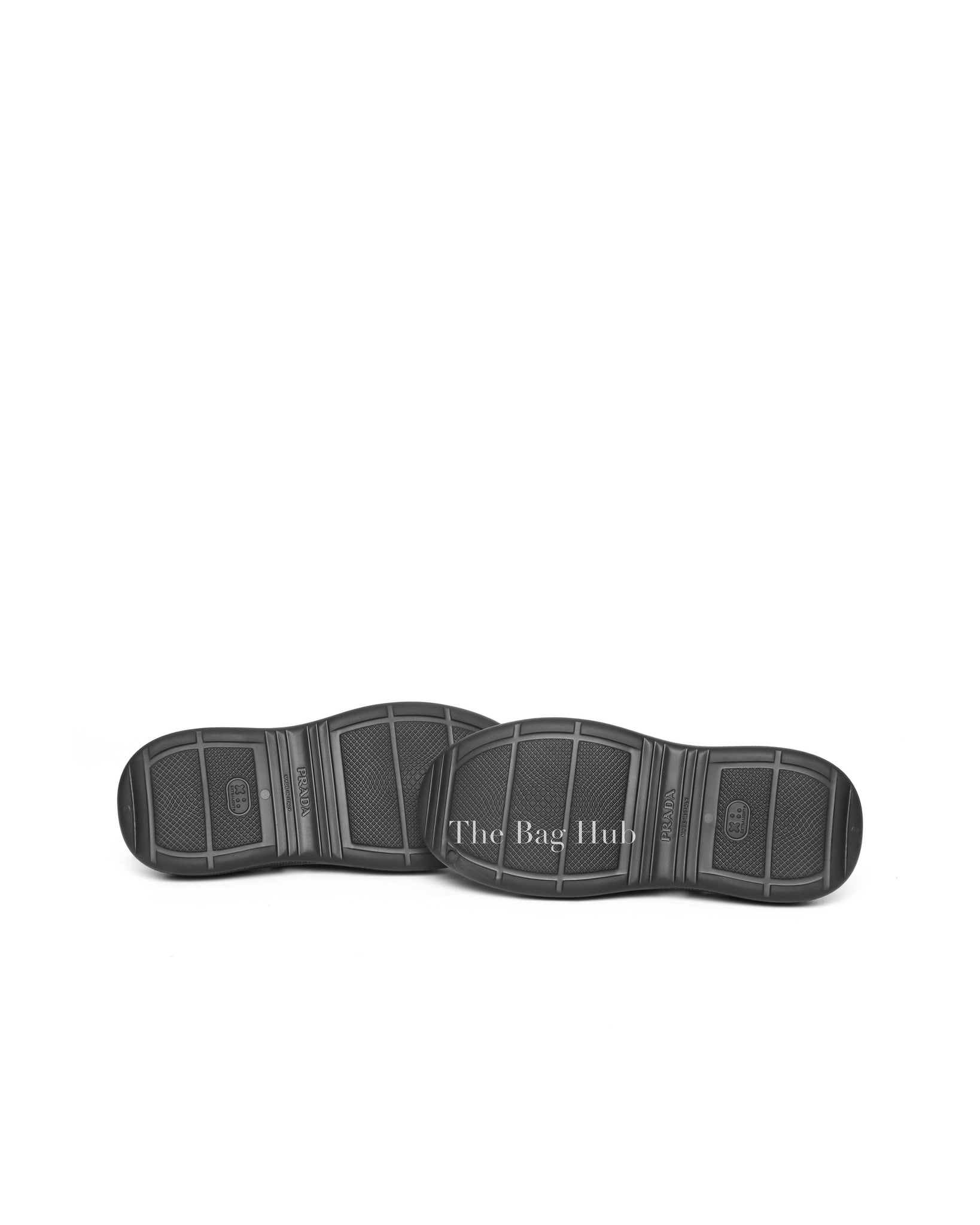 Prada Black Molded Rubber Mules Mens Sandals Size 41-8