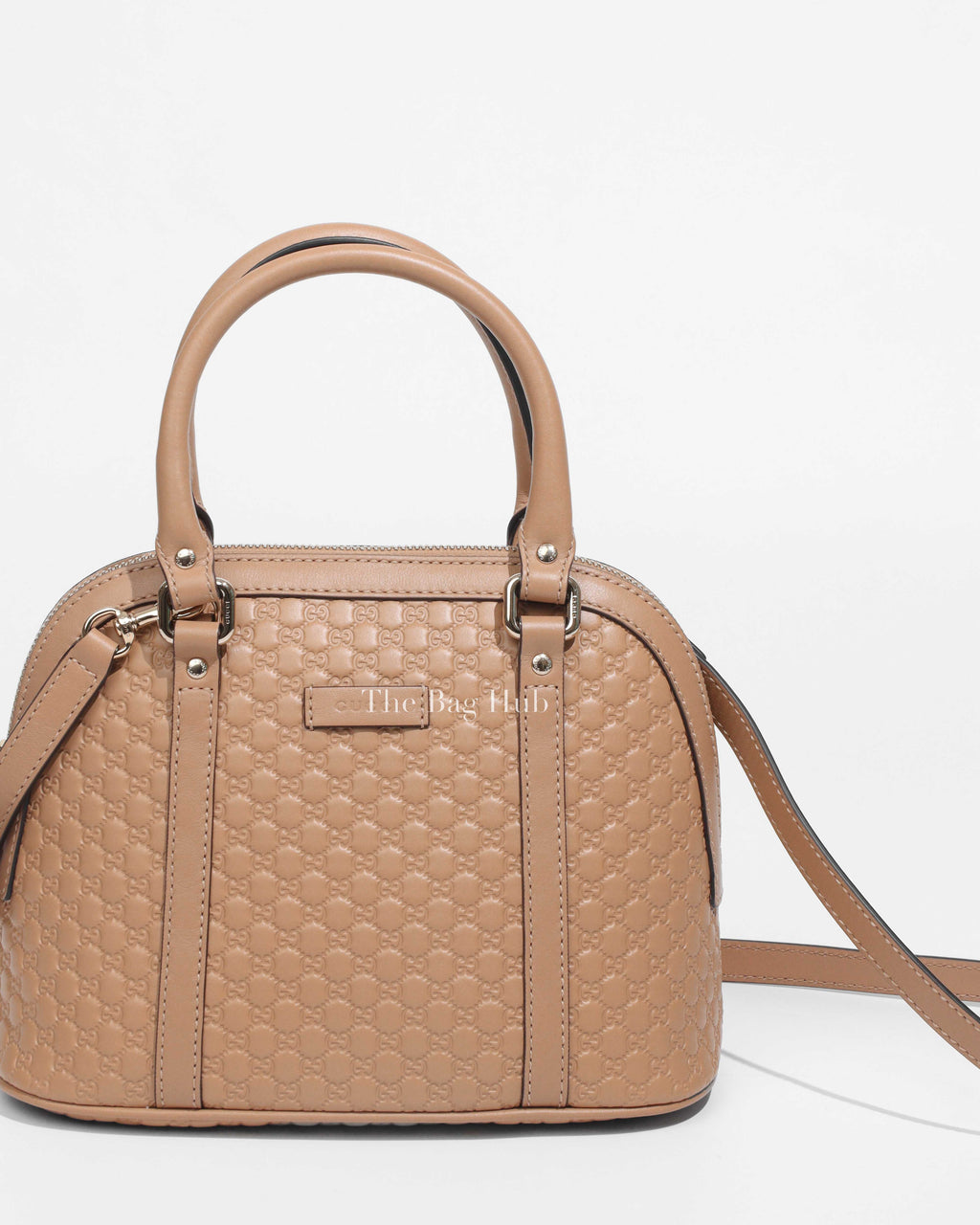 Gucci Beige Microguccissima Leather Mini Dome Bag-1