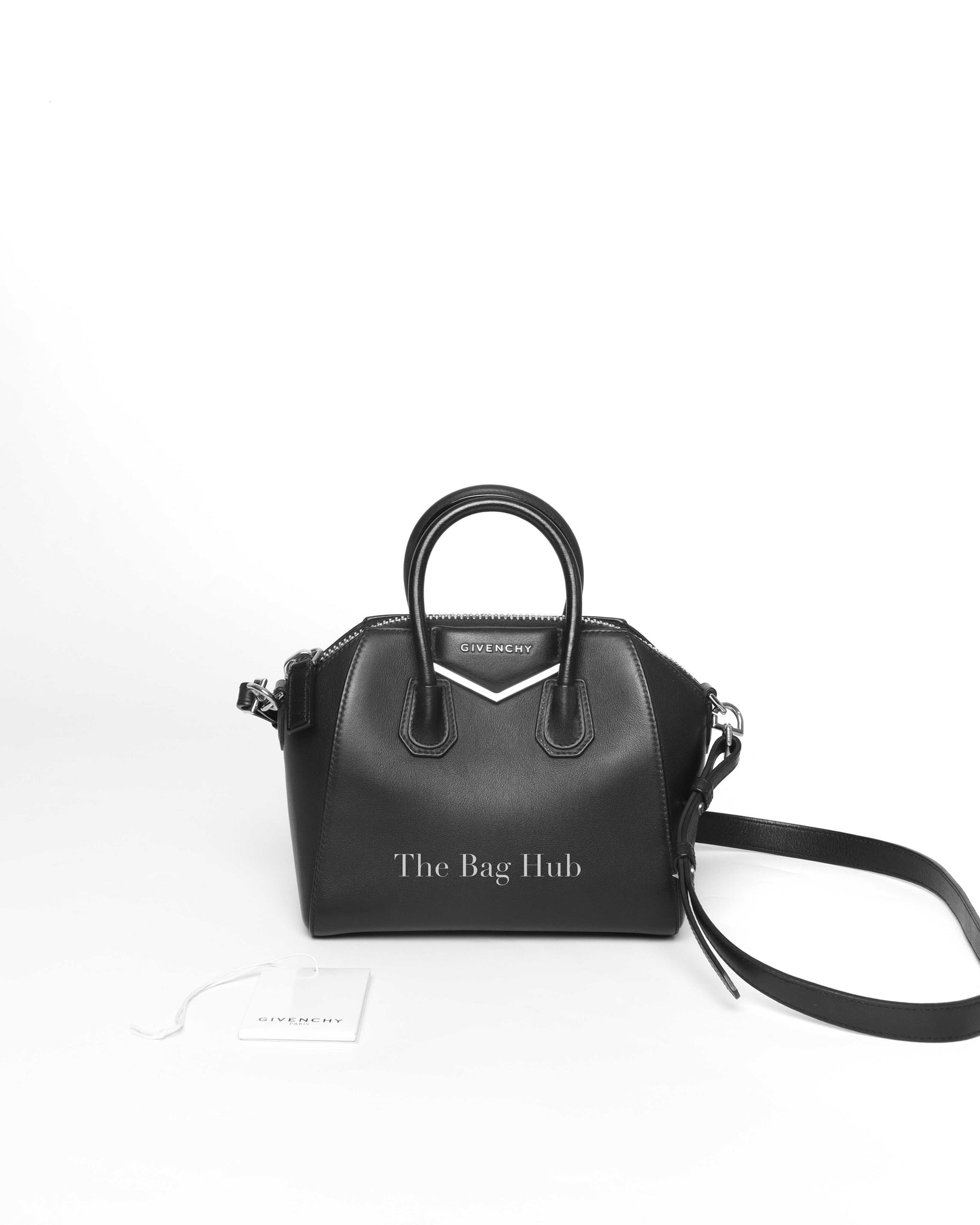 Givenchy Black Calfskin Mini Antigona Bag-13