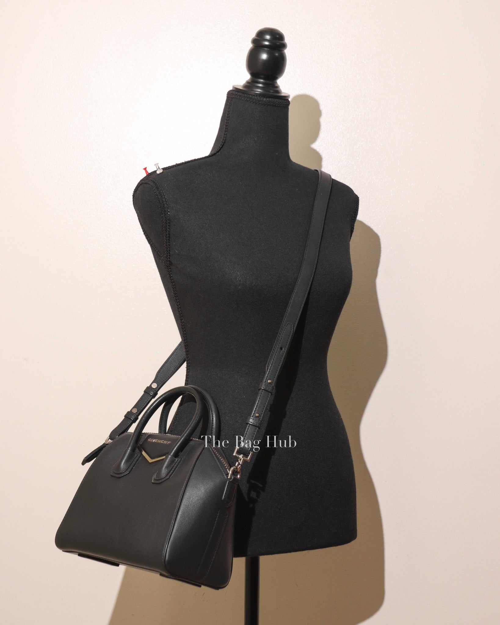 Givenchy Black Calfskin Mini Antigona Bag-12